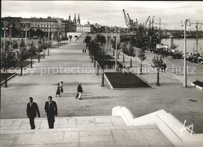Bordeaux Nouveaux Jardins des Quinconces Quai Louis XVIII