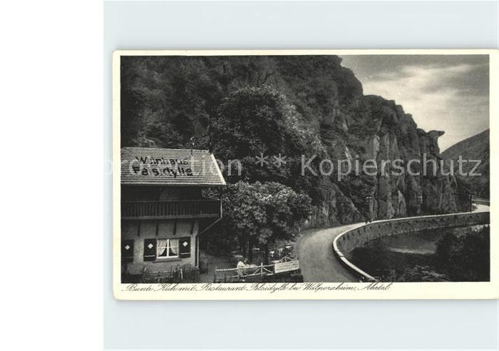 Walporzheim Weinhaus Felsidylle Bunte Kuh Felsformation