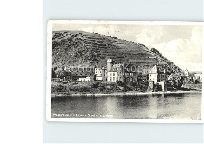 Gondorf Mosel Wasserburg von der Leyen Mosel