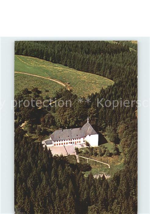 Sundern Sauerland Kloster Brunnen Fliegeraufnahme
