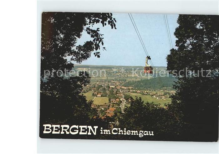 Bergen Chiemgau Seilbahn Hochfelln Luftkurort Wintersportplatz Bayerische Alpen