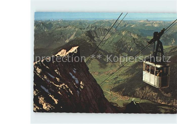 Ehrwald Tirol Tiroler Zugspitzbahn Seilbahn Alpenpanorama