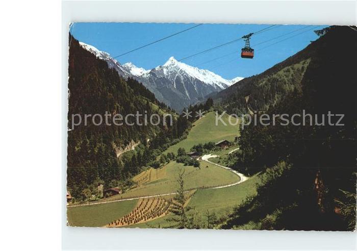 Mayrhofen Zillertal Ahornbahn Seilbahn Brandbergkolm