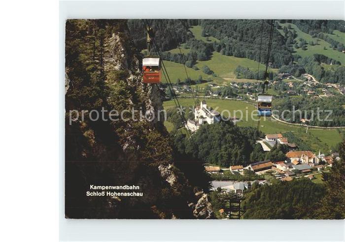 Aschau Chiemgau Kampenwandbahn Seilbahn Schloss Hohenaschau