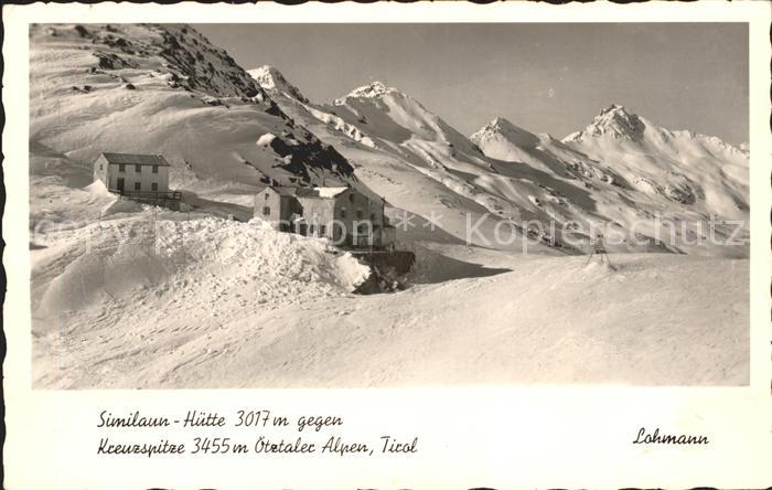 Similaunhuette Kreuzspitze