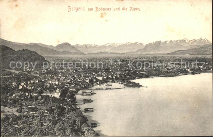 Bregenz Vorarlberg Alpen Bodensee