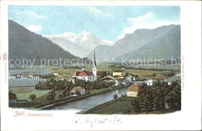 Zell Ziller Tirol Ortsansicht