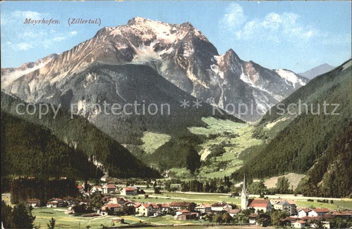 Mayrhofen Zillertal Ortsansicht