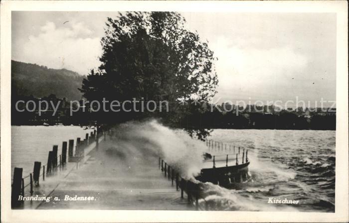 Bregenz Vorarlberg Brandung Bodensee