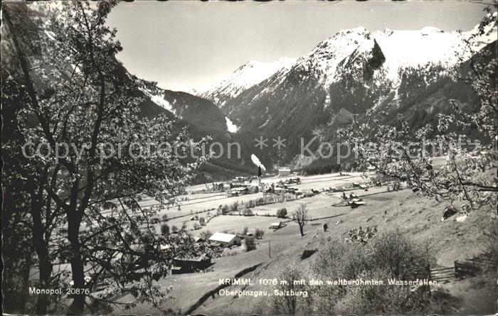 Krimml weltberuehmten Wasserfallen