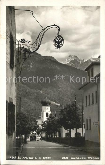 St Anton Arlberg Strassenansicht
