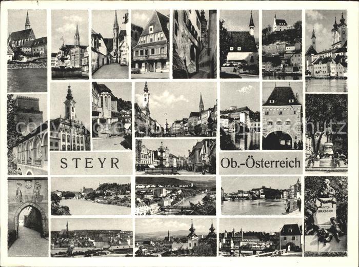 Steyr Enns Oberoesterreich Teilansichten