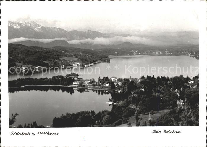 Poertschach Woerthersee Ortsansicht