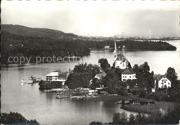 Maria Woerth Woerthersee Ortsansicht
