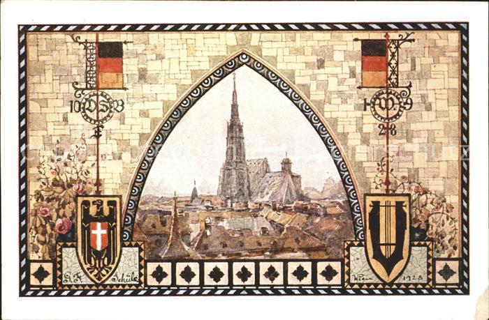 WIEN AT Stefansdom 10. Deutschen Saengerbundesfestes Kuenstlerkarte