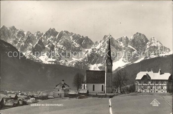 Gosau Oberoesterreich Donnerkoegel Kirche