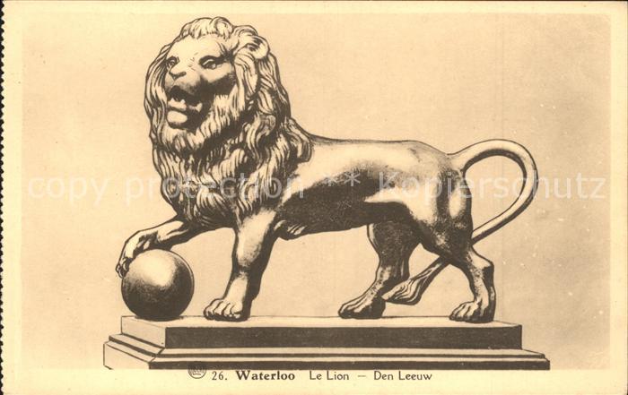 Waterloo Wallon Lion Statue