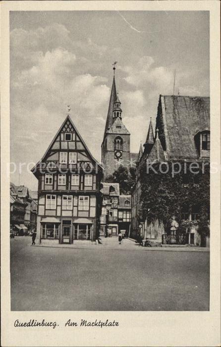 Quedlinburg Harz Marktplatz