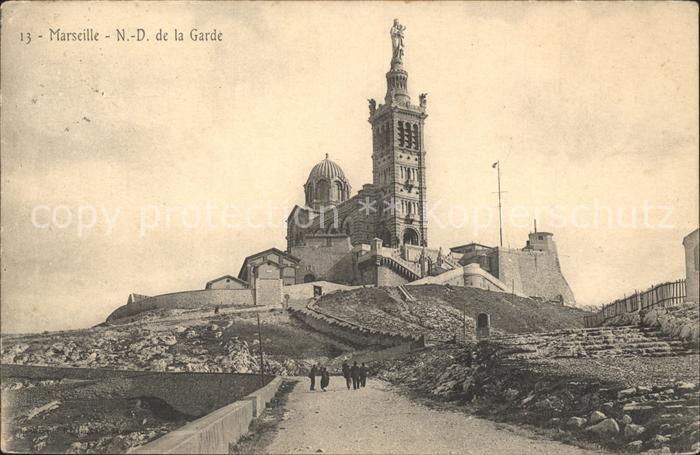 Marseille Bouches-du-Rhone N.D. de la Garde