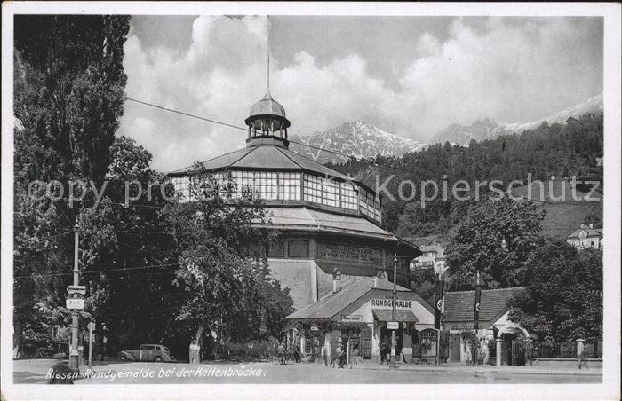 Insbruck Rundgemaelde bei Kettenbruecke