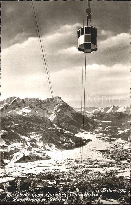GARMISCH-PARTENKIRCHEN Bayern Wankbahn Zugspitze