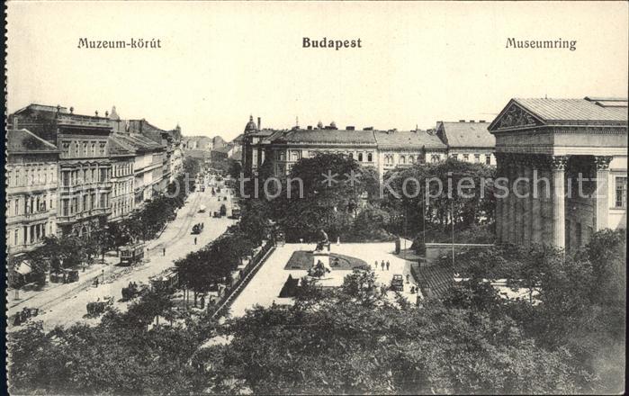 Budapest Museumring Strassenbahn