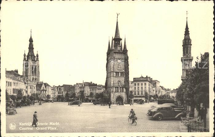 Kortrijk West-Vlaanderen Marktplatz