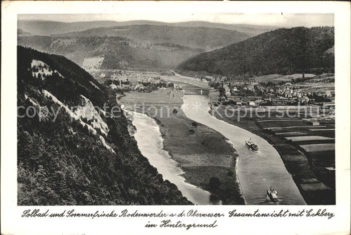 Bodenwerder Oberweser mit Eckberg