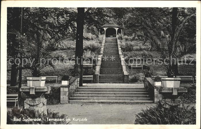 Bad Suderode Terrassen im Kurpark
