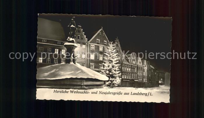 Landsberg Lech Weihnachtskarte