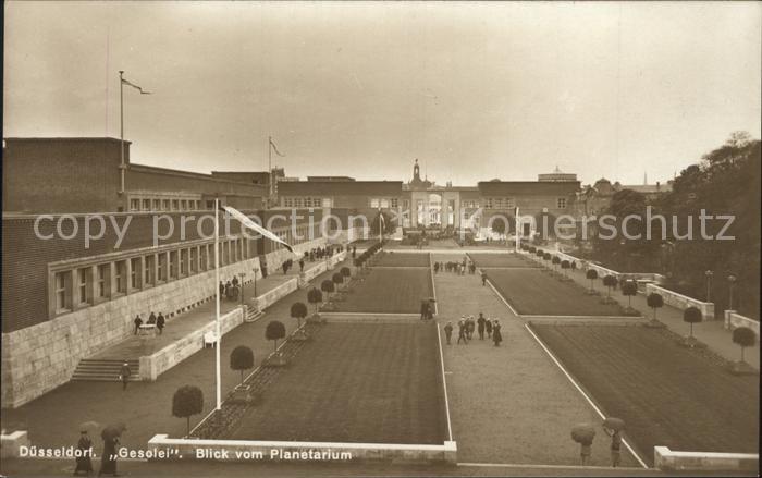 DuessELDORF  CITY Gesolei Blick vom Plaetarium