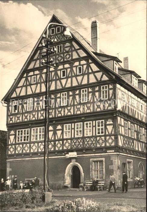 Suhl Thueringer Wald Heinrichs Ratskeller Fachwerk