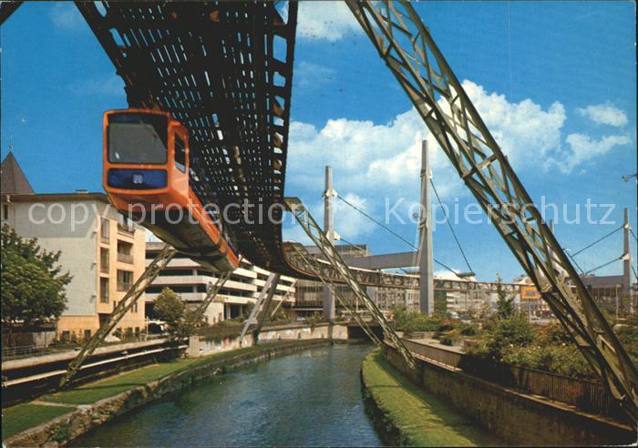 WUPPERTAL NRW Barmen Alter Markt Schwebebahn