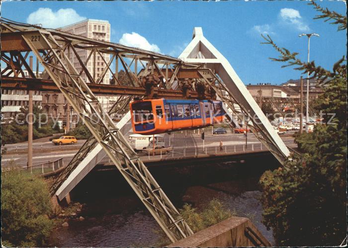 WUPPERTAL NRW Elberfeld Schwebebahn