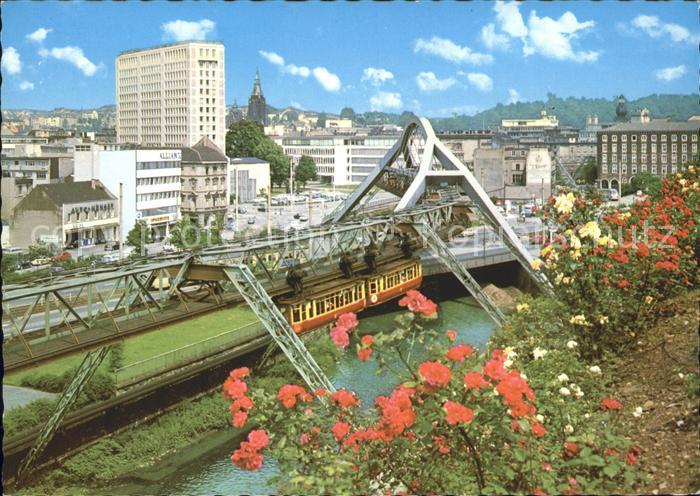 WUPPERTAL NRW Schwebebahn Stadtmitte