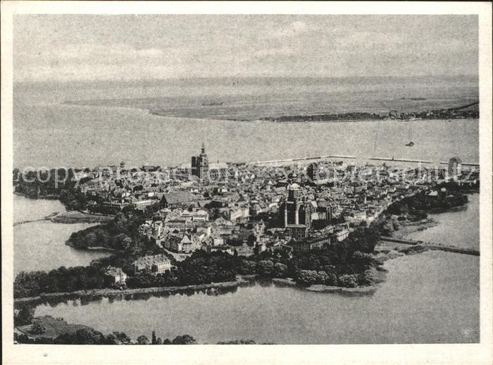 Stralsund Mecklenburg Vorpommern Fliegeraufnahme