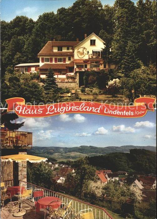 Lindenfels Odenwald Haus Luginsland Waldhotel