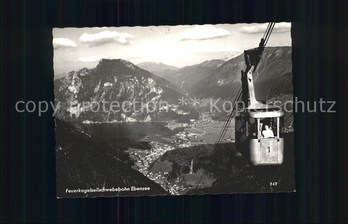 Ebensee Oberoesterreich Feuerkogelseilschwebebahn