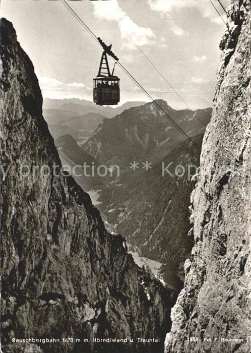 Ruhpolding Bayern Rauschbergbahn Hoerndlwand Trauntal