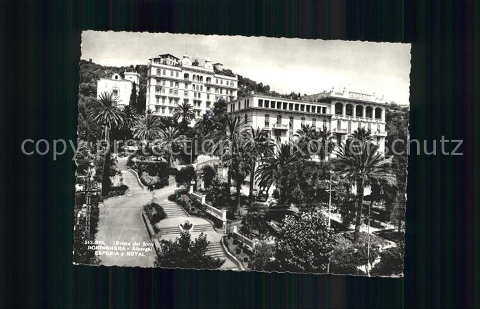 Bordighera Hotels Esperia und Royal