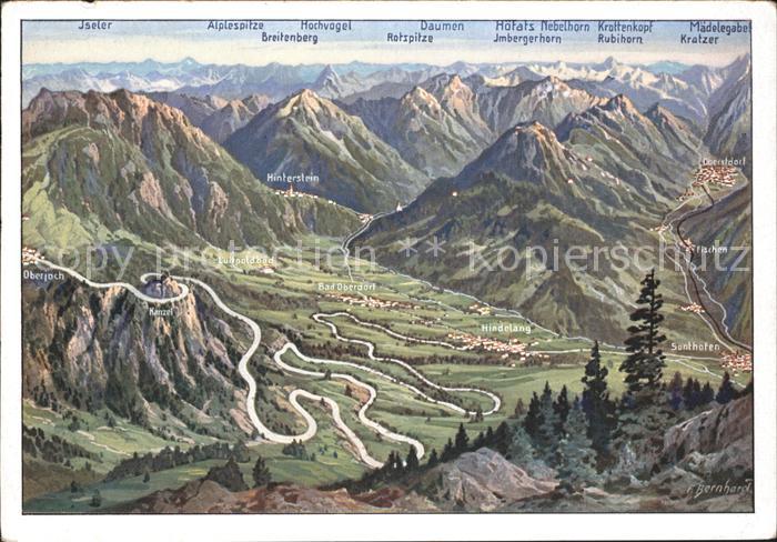 Bad Oberdorf Panoramakarte