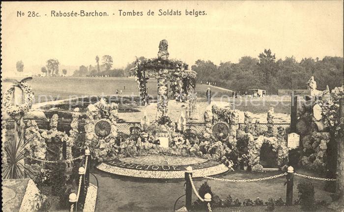Barchon Rabosee Tombes Soldats berges