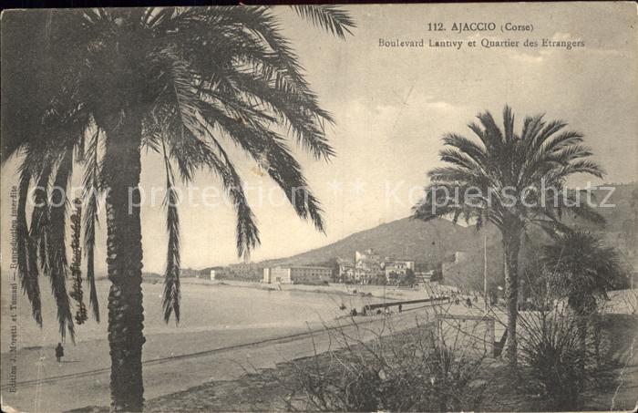 Ajaccio Boulevard Lantivy Quartier Etrangers