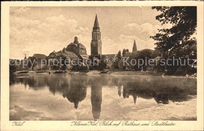 KIEL  CITY Rathaus Kleiner Kiel Stadttheater