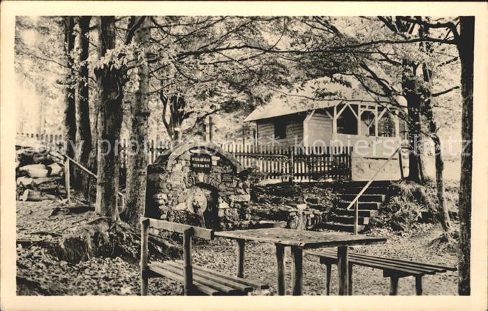 Fehrenbach Thueringer Wald Kurort Werra Quelle