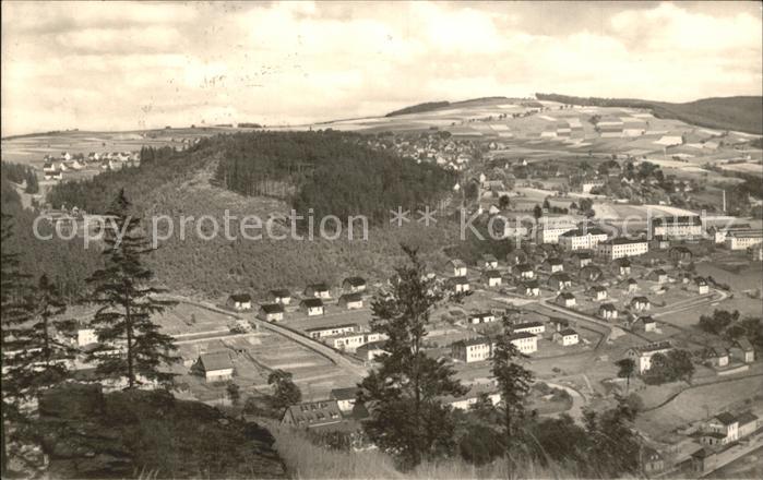 Breitenbrunn Erzgebirge Ortsansicht