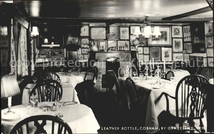 Gravesend Kent Leather Bottle Cobham