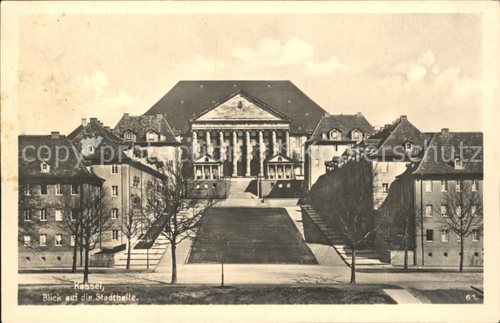 KAssEL CITY Blick auf die Stadthalle