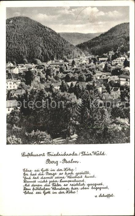 Friedrichroda Gedicht Ortsansicht