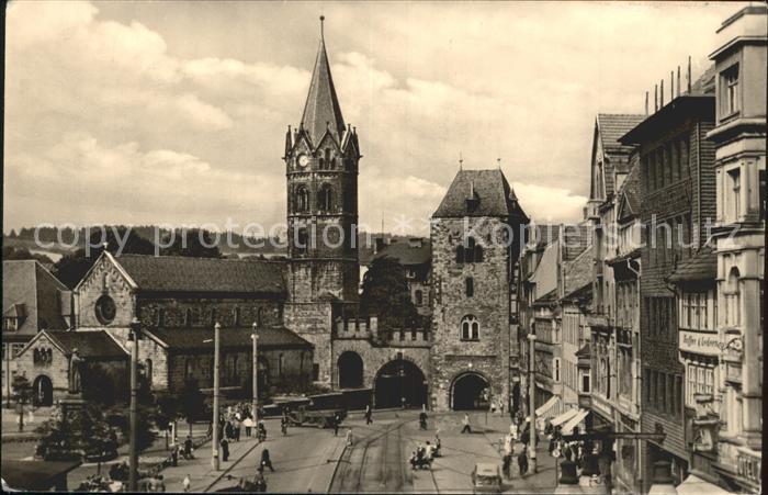 Eisenach Thueringen Blick zum Karlstor